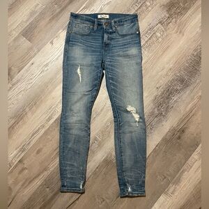 Women’s Madewell 9” High Rise Skinny Jean 26 P (27 inch inseam)